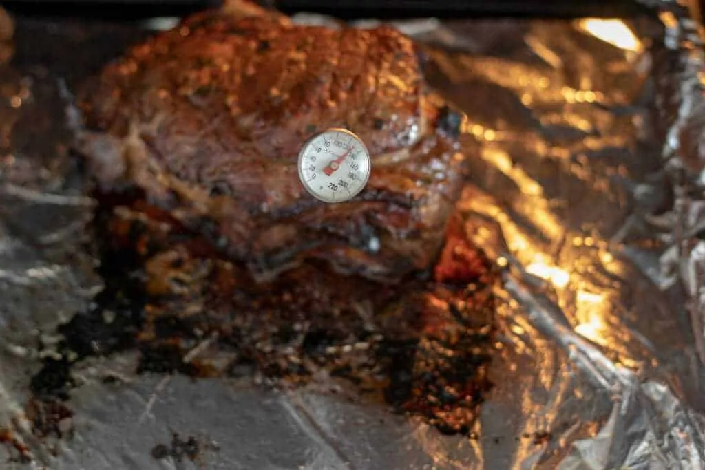 London Broil Step 7 Check temperature