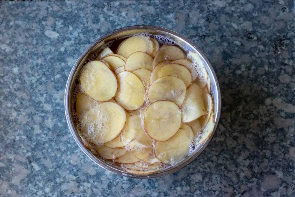 Tuna Scalloped Potato Casserole Step 1 prepare the potatoes 1