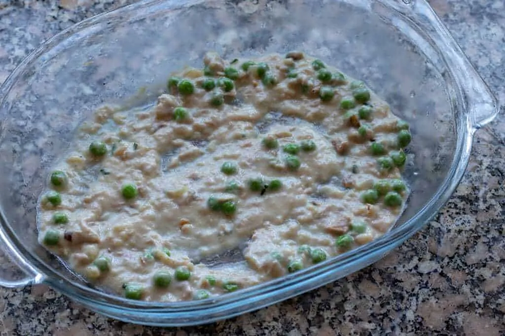 Tuna Scalloped Potato Casserole Step 7 Sauce layer 1