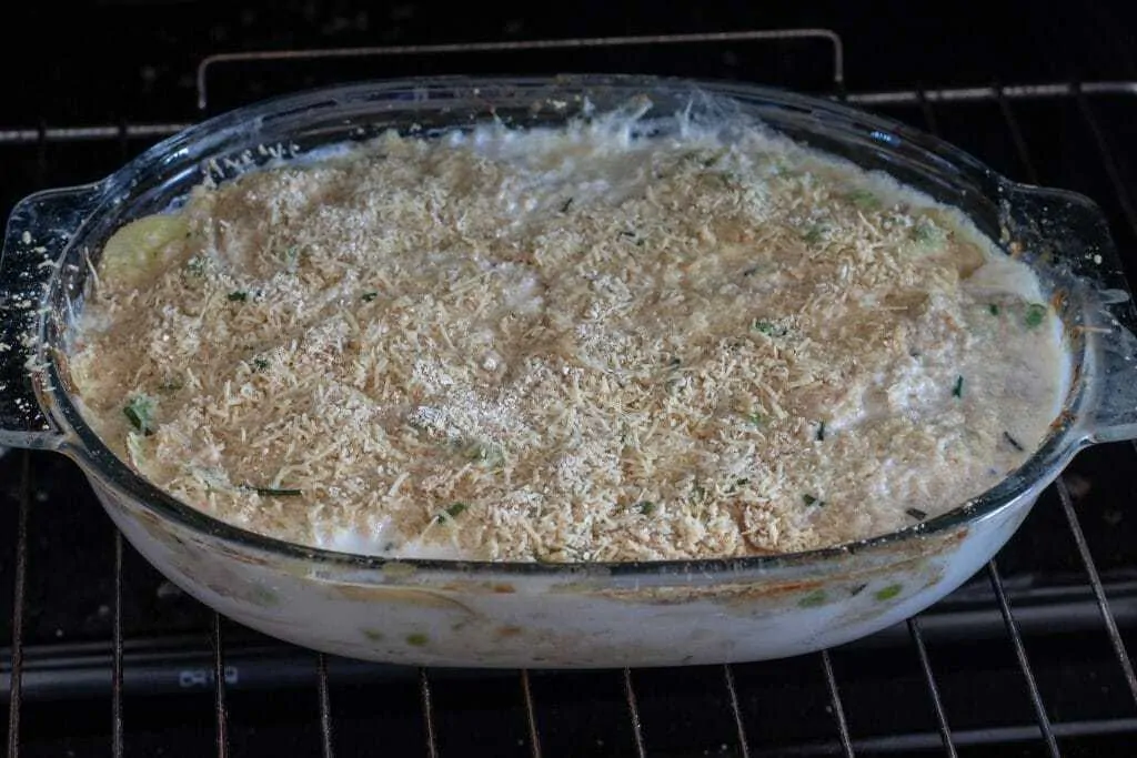 Tuna Scalloped Potato Casserole Step 8 remove foil