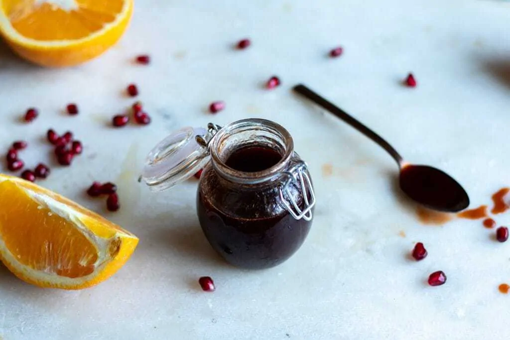 Pomegranate Orange Barbecue Sauce Complete 1