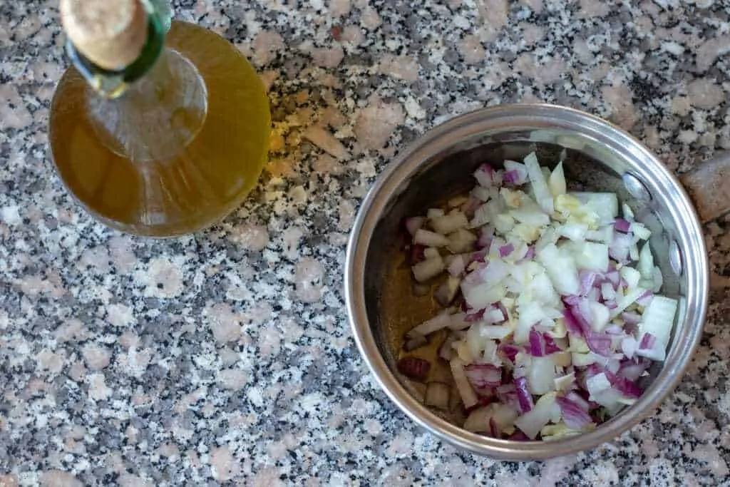 Pomegranate Orange Barbecue Sauce Step 3 saute the base
